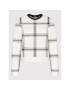 KARL LAGERFELD Bluză Check Printed 220W1806 Bej Relaxed Fit - Pled.ro