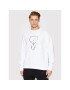 KARL LAGERFELD Bluză Crew Neck 705425 521900 Alb Regular Fit - Pled.ro