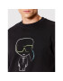 KARL LAGERFELD Bluză Crew Neck 705425 521900 Negru Regular Fit - Pled.ro