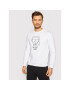 KARL LAGERFELD Bluză Crewneck 705030 511900 Alb Regular Fit - Pled.ro