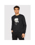 KARL LAGERFELD Bluză Crewneck 705061 512950 Negru Regular Fit - Pled.ro