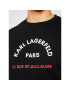 KARL LAGERFELD Bluză Crewneck 705070 511900 Negru Regular Fit - Pled.ro