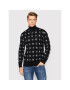 KARL LAGERFELD Bluză cu gât Knit 655060 512399 Negru Regular Fit - Pled.ro