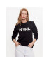 KARL LAGERFELD Bluză Ikonik 2.0 Karl Logo 230W1804 Negru Regular Fit - Pled.ro