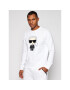 KARL LAGERFELD Bluză Ikonik 705060 511951 Alb Regular Fit - Pled.ro