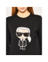 KARL LAGERFELD Bluză Ikonik Karl 201W1802 Negru Regular Fit - Pled.ro