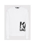 KARL LAGERFELD Bluză Sweat 705084 521900 Alb Regular Fit - Pled.ro