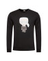 KARL LAGERFELD Bluză Sweat Crewneck 705061 511951 Negru Regular Fit - Pled.ro