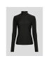 KARL LAGERFELD Bluză Texture 226W1707 Negru Regular Fit - Pled.ro