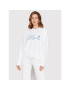 KARL LAGERFELD Bluză Logo 221W1810 Alb Relaxed Fit - Pled.ro