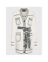 KARL LAGERFELD Cardigan 221W2003 Bej Relaxed Fit - Pled.ro