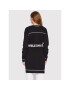 KARL LAGERFELD Cardigan 221W2003 Negru Relaxed Fit - Pled.ro