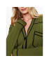 KARL LAGERFELD Cardigan Ikonik 2.0 221W2003 Verde Relaxed Fit - Pled.ro