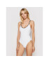 KARL LAGERFELD Costum de baie Branded Tape KL21WOP01 Alb - Pled.ro