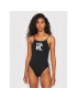 KARL LAGERFELD Costum de baie Printed Logo KL22WOP01 Negru - Pled.ro