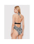 KARL LAGERFELD Costum de baie Zebra KL22WOP15 Negru - Pled.ro