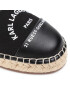 KARL LAGERFELD Espadrile KL80108 Negru - Pled.ro