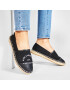 KARL LAGERFELD Espadrile KL80108 Negru - Pled.ro