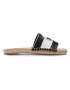 KARL LAGERFELD Espadrile KL80110 Negru - Pled.ro