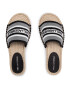 KARL LAGERFELD Espadrile KL80165 Negru - Pled.ro