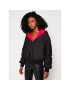 KARL LAGERFELD Geacă bomber Reversible Fur 206W1510 Negru Loose Fit - Pled.ro