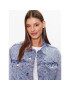 KARL LAGERFELD Geacă de blugi Printed Denim 230W1406 Bleumarin Regular Fit - Pled.ro