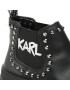 KARL LAGERFELD Ghete Jodhpur KL43531 Negru - Pled.ro