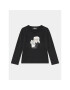 Karl Lagerfeld Kids Bluză Z15442 D Negru Regular Fit - Pled.ro