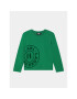 Karl Lagerfeld Kids Bluză Z25418 D Verde Regular Fit - Pled.ro