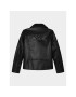 Karl Lagerfeld Kids Geacă din imitație de piele Z16161 S Negru Regular Fit - Pled.ro