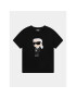 Karl Lagerfeld Kids Tricou Z25410 D Negru Regular Fit - Pled.ro