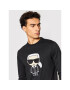 KARL LAGERFELD Longsleeve 755063 512250 Negru Regular Fit - Pled.ro