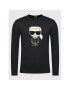 KARL LAGERFELD Longsleeve 755063 512250 Negru Regular Fit - Pled.ro