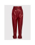 KARL LAGERFELD Pantaloni din imitație de piele Faux 216W1004 Vișiniu Regular Fit - Pled.ro