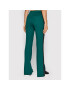 KARL LAGERFELD Pantaloni din material Punto 220W1002 Verde Regular Fit - Pled.ro