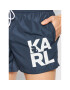 KARL LAGERFELD Pantaloni scurți pentru înot Carry Over KL22MBS08 Bleumarin Regular Fit - Pled.ro