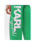 KARL LAGERFELD Pantaloni trening 235W1052 Verde Relaxed Fit - Pled.ro