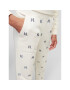 KARL LAGERFELD Pantaloni trening Monogram Rhinestone 226W1050 Bej Regular Fit - Pled.ro