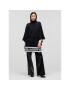 KARL LAGERFELD Poncho Logo 226W2010 Negru Relaxed Fit - Pled.ro