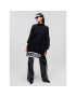 KARL LAGERFELD Poncho Logo 226W2010 Negru Relaxed Fit - Pled.ro