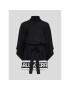 KARL LAGERFELD Poncho Logo 226W2010 Negru Relaxed Fit - Pled.ro