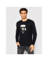 KARL LAGERFELD Pulover Knit Crewneck 655042 512305 Negru Regular Fit - Pled.ro