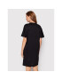 KARL LAGERFELD Rochie de zi Lace Insert 221W1350 Negru Relaxed Fit - Pled.ro