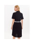 KARL LAGERFELD Rochie de zi Pique 231W1351 Negru Regular Fit - Pled.ro