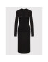 KARL LAGERFELD Rochie de zi Ruched 220W1352 Negru Slim Fit - Pled.ro