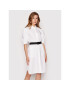 KARL LAGERFELD Rochie tip cămașă 221W1301 Alb Regular Fit - Pled.ro