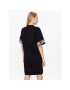 KARL LAGERFELD Rochie tricotată Logo 225W1356 Negru Relaxed Fit - Pled.ro