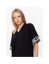 KARL LAGERFELD Rochie tricotată Logo 225W1356 Negru Relaxed Fit - Pled.ro