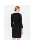 KARL LAGERFELD Rochie tricotată Premium Punto 226W1300 Negru Regular Fit - Pled.ro