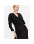 KARL LAGERFELD Rochie tricotată Premium Punto 226W1300 Negru Regular Fit - Pled.ro